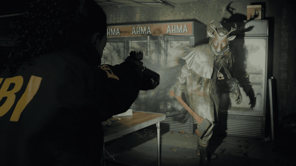 تحلیل و معرفی کامل بازی Alan Wake 2 6 صحنه تیراندازی در بازی Alan Wake 2