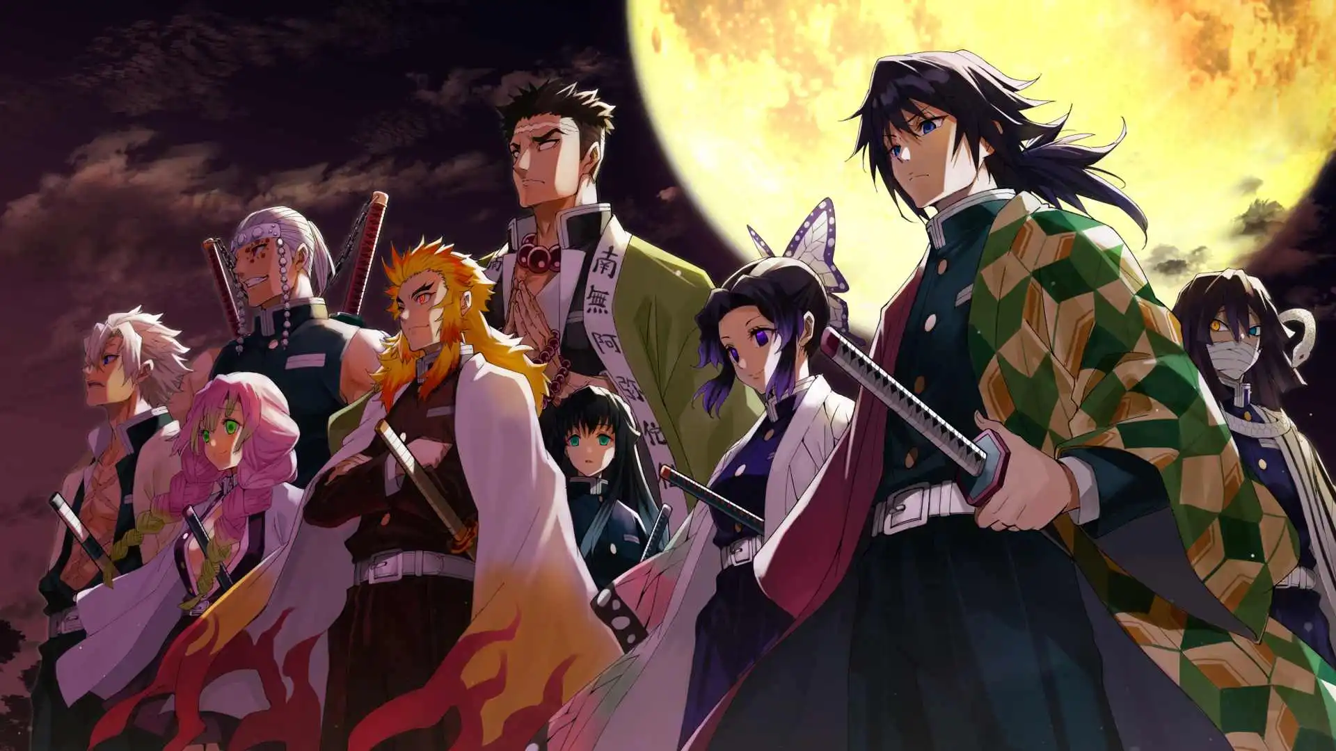 نقد و بررسی انیمه محبوب شیطان کش (Demon Slayer) 1 wallpapersden.com demon slayer kimetsu no yaiba 4k characters 2048x1152 1