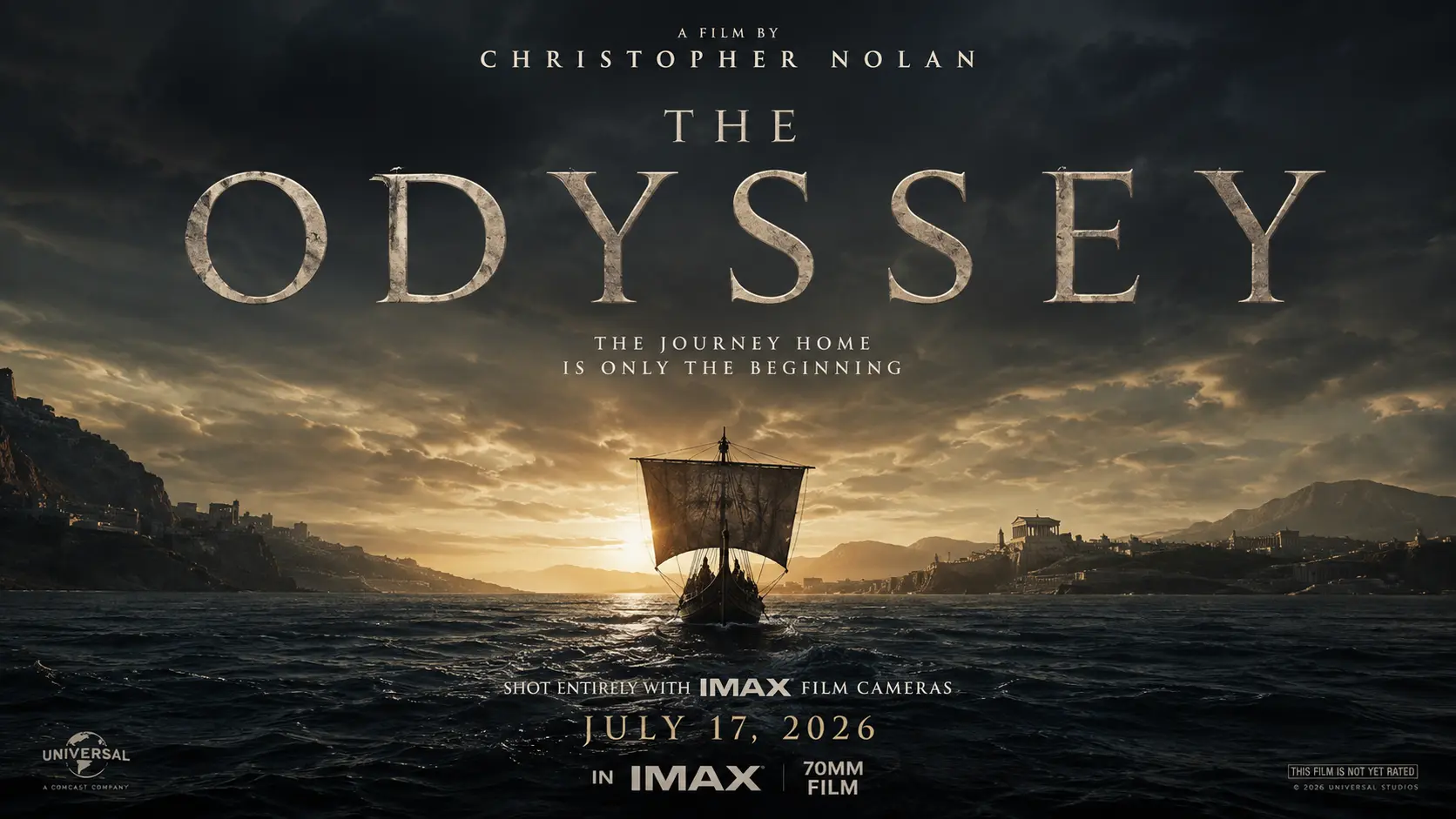 پوستر فیلم ادیسه The Odyssey کریستوفر نولان
